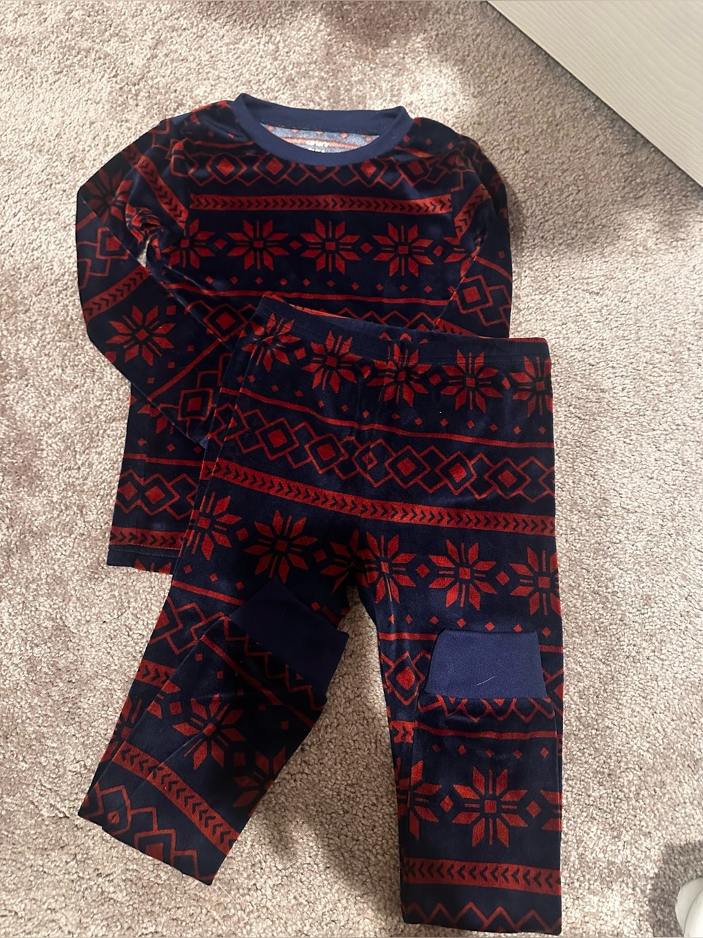 Carter's Boys Pajama Set Size 5 0619